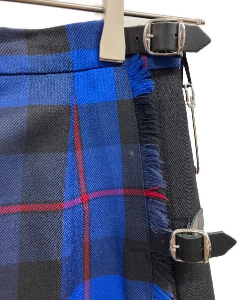 O'NEIL OF DUBLIN（オニールオブダブリン）O'NEIL OF DUBLIN (オニールオブダブリン) キルトロングスカート/O'NEIL OF DUBLIN ブルー サイズ:36の古着・服飾アイテム