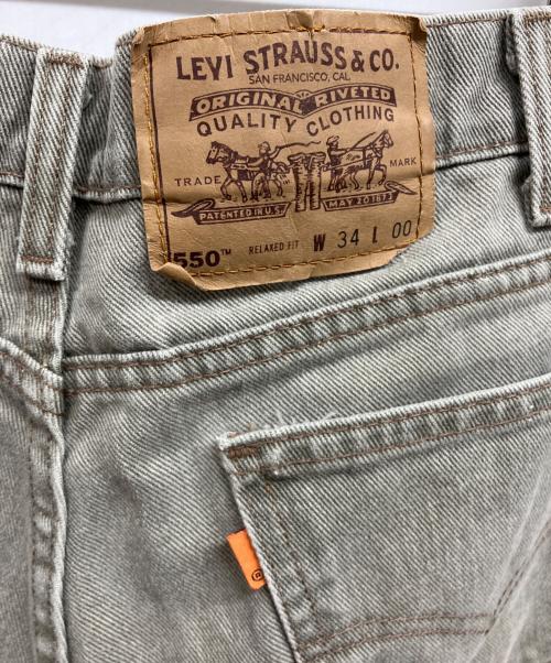 LEVI'S（リーバイス）LEVI'S (リーバイス) 90s 550デニムハーフパンツ/LEVI'S グレー サイズ:w34の古着・服飾アイテム