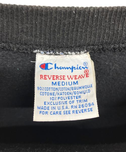 Champion（チャンピオン）Champion (チャンピオン) 90s リバースウィーブスウェット/Champion ブラック サイズ:Mの古着・服飾アイテム