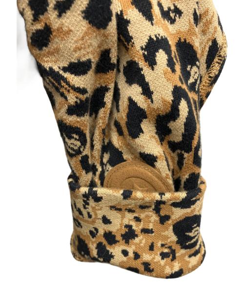 A BATHING APE（アベイシングエイプ）A BATHING APE (アベイシングエイプ) WILD LEOPARD PATTERN SHARK RELAXED FIT FULL ZIP HOODIE ブラウン サイズ:Lの古着・服飾アイテム