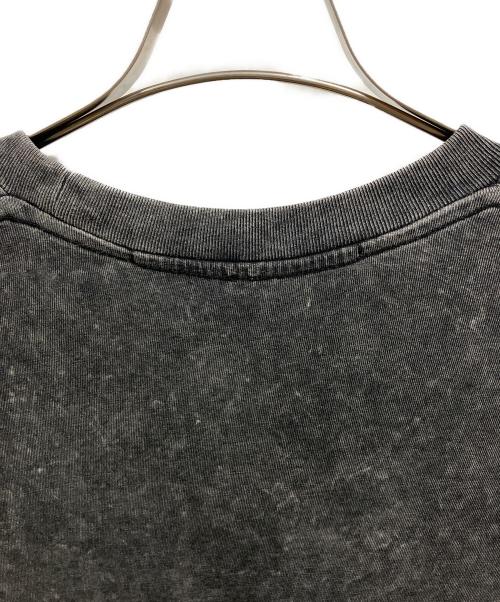 ALEXANDER WANG（アレキサンダー・ワン）ALEXANDER WANG (アレキサンダー・ワン) ピグメント加工 ロゴ刺繍 長袖 Tシャツ ｖ/ALEXANDER WANG グレー サイズ:Mの古着・服飾アイテム