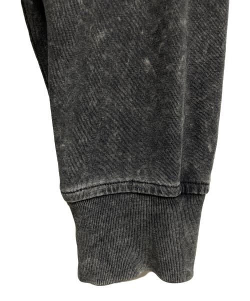 ALEXANDER WANG（アレキサンダー・ワン）ALEXANDER WANG (アレキサンダー・ワン) ピグメント加工 ロゴ刺繍 長袖 Tシャツ ｖ/ALEXANDER WANG グレー サイズ:Mの古着・服飾アイテム