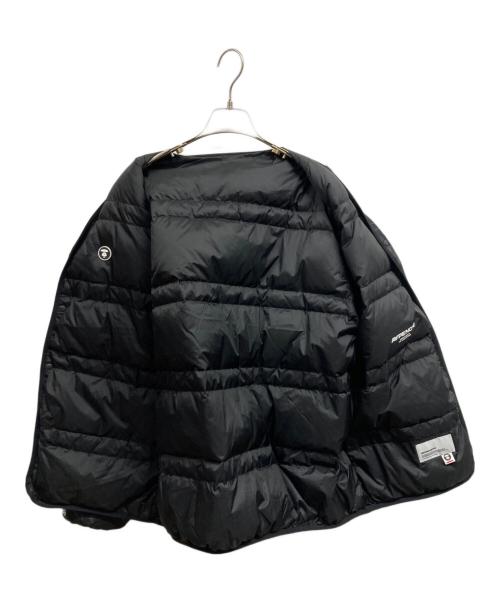 Aape BY A BATHING APE（エーエイプ バイ アベイシングエイプ）AAPE BY A BATHING APE (エーエイプ バイ アベイシングエイプ) Moonface reversible camo down jacket/AAPE BY A BATHING APE ブラック サイズ:XLの古着・服飾アイテム