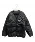 AAPE BY A BATHING APE（エーエイプ バイ アベイシングエイプ）の古着「Moonface reversible camo down jacket/AAPE BY A BATHING APE」｜ブラック