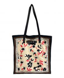 MARNI MARKET（マルニ マーケット）の古着「バンダナトートバッグ/	MARNI MARKET」｜ベージュ