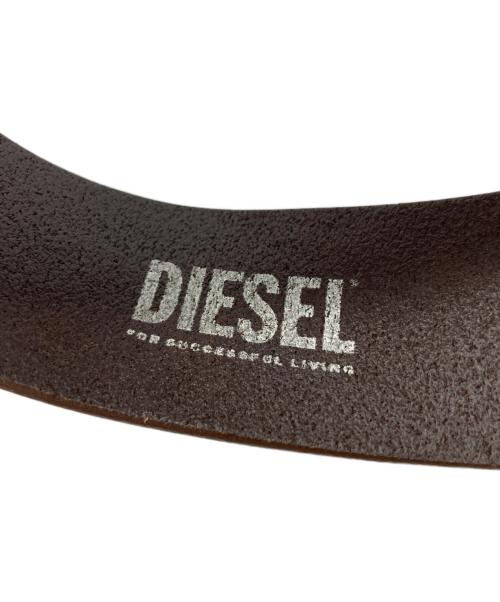 DIESEL（ディーゼル）DIESEL (ディーゼル) レザーベルト/DIESEL ブラウンの古着・服飾アイテム