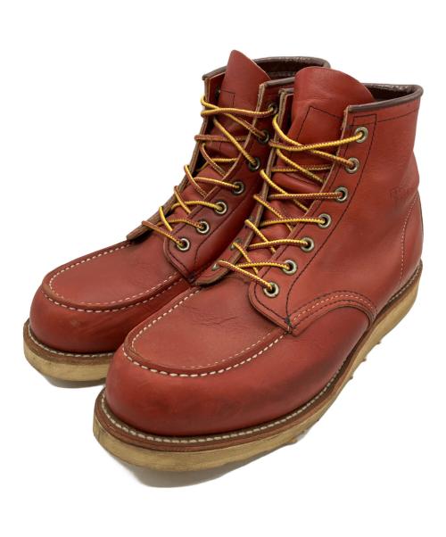 RED WING SHOES（レッドウィング）RED WING SHOES (レッドウィング) ワークブーツ ブラウン サイズ:US9の古着・服飾アイテム