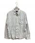 stussy（ステューシー）の古着「Jacquard Logo Stripe／stussy」｜ホワイト×ブルー