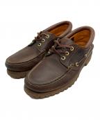 Timberlandティンバーランド）の古着「HERITAGE 3 EYE CLASSIC LUG」｜ブラウン
