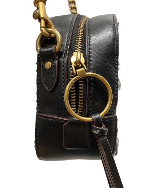 COACH（コーチ）COACH (コーチ) ツイードショルダーバッグ ブラックの古着・服飾アイテム