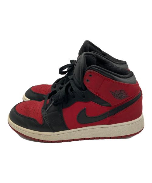 NIKE（ナイキ）NIKE (ナイキ) Jordan 1 Mid/NIKE レッド サイズ:25の古着・服飾アイテム
