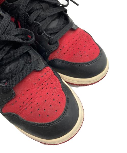 NIKE（ナイキ）NIKE (ナイキ) Jordan 1 Mid/NIKE レッド サイズ:25の古着・服飾アイテム