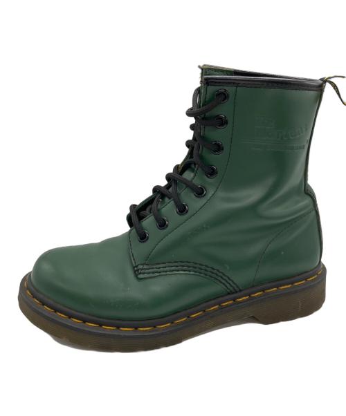 Dr.Martens（ドクターマーチン）Dr.Martens (ドクターマーチン) レースアップブーツ グリーン サイズ:US6.5の古着・服飾アイテム