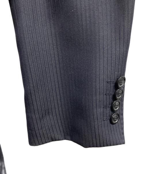 BURBERRY BLACK LABEL（バーバリーブラックレーベル）BURBERRY BLACK LABEL (バーバリーブラックレーベル) ストライプテーラードジャケット/BURBERRY BLACK LABEL ネイビー サイズ:Mの古着・服飾アイテム