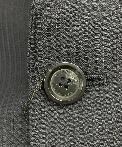 BURBERRY BLACK LABEL（バーバリーブラックレーベル）BURBERRY BLACK LABEL (バーバリーブラックレーベル) ストライプテーラードジャケット/BURBERRY BLACK LABEL ネイビー サイズ:Mの古着・服飾アイテム