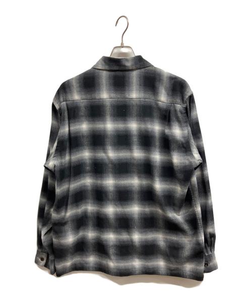 TOWN CRAFT（タウンクラフト）TOWN CRAFT (タウンクラフト) 50S W-FLAP OPEN COLLAR SHIRTS グレー サイズ:Lの古着・服飾アイテム