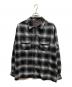 TOWN CRAFT（タウンクラフト）の古着「50S W-FLAP OPEN COLLAR SHIRTS」｜グレー