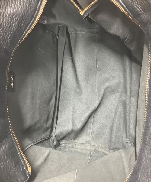 BLUE LABEL CRESTBRIDGE（ブルーレーベルクレストブリッジ）BLUE LABEL CRESTBRIDGE (ブルーレーベルクレストブリッジ) レザートートバッグ/BLUE LABEL CRESTBRIDGE ブラックの古着・服飾アイテム