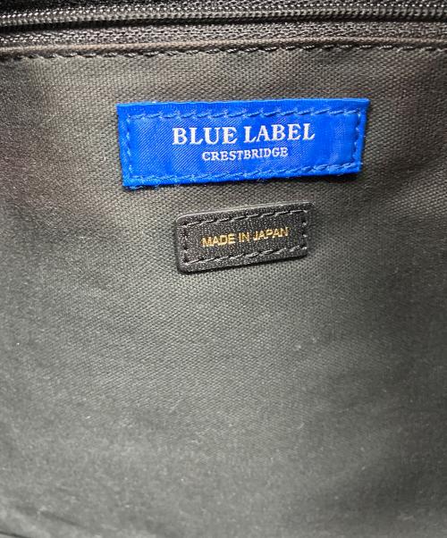 BLUE LABEL CRESTBRIDGE（ブルーレーベルクレストブリッジ）BLUE LABEL CRESTBRIDGE (ブルーレーベルクレストブリッジ) レザートートバッグ/BLUE LABEL CRESTBRIDGE ブラックの古着・服飾アイテム