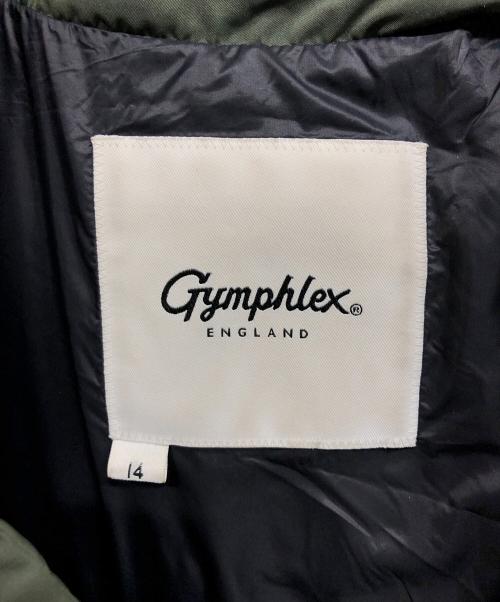 Gymphlex（ジムフレックス）Gymphlex (ジムフレックス) 2WAY フードダウンジャケット/Gymphlex グリーン サイズ:14の古着・服飾アイテム