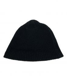 kijima takayuki（キジマタカユキ）の古着「COTTON ACRYLIC WATCH CAP」｜ブラック