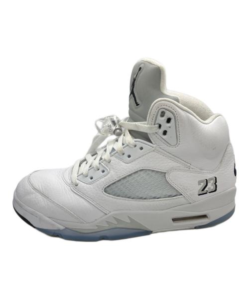 NIKE（ナイキ）NIKE (ナイキ) Air Jordan 5 Retro ホワイト・グレー サイズ:US9の古着・服飾アイテム