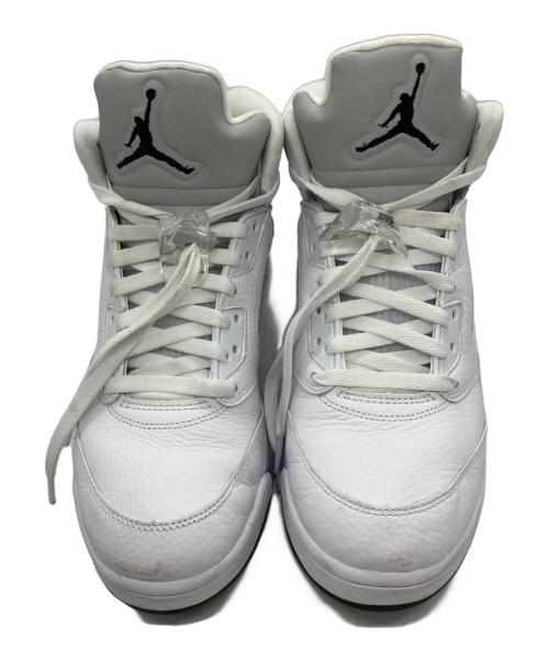 NIKE（ナイキ）NIKE (ナイキ) Air Jordan 5 Retro ホワイト・グレー サイズ:US9の古着・服飾アイテム