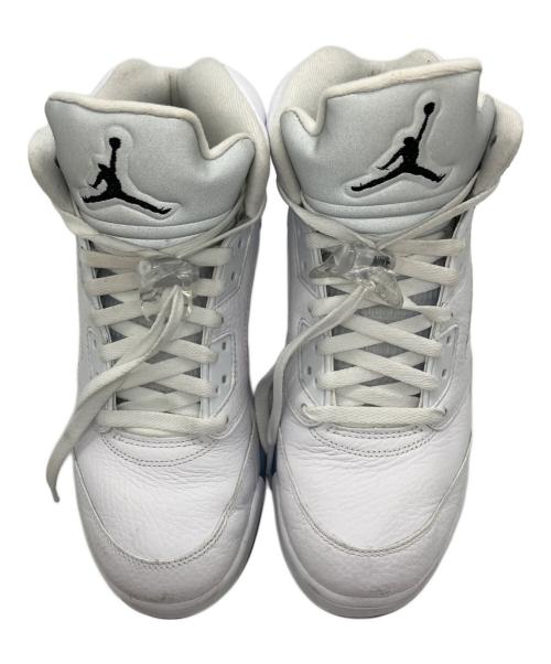 NIKE（ナイキ）NIKE (ナイキ) Air Jordan 5 Retro ホワイト・グレー サイズ:US9の古着・服飾アイテム