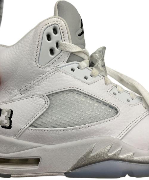 NIKE（ナイキ）NIKE (ナイキ) Air Jordan 5 Retro ホワイト・グレー サイズ:US9の古着・服飾アイテム