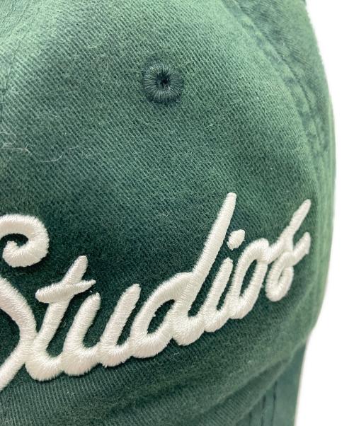 Acne studios（アクネ ストゥディオズ）Acne Studios (アクネ ストゥディオズ) ロゴ刺繍キャップ ダークグリーンの古着・服飾アイテム