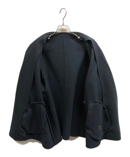23区（ニジュウサンク）23区 (ニジュウサンク) コンプレストパイル ライトアウター/23区 ネイビー サイズ:44の古着・服飾アイテム