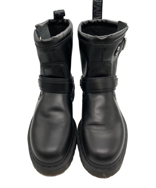 Dr.Martens（ドクターマーチン）Dr.Martens (ドクターマーチン) ANISTONE HARNESS BOOTS ブラック サイズ:US8の古着・服飾アイテム
