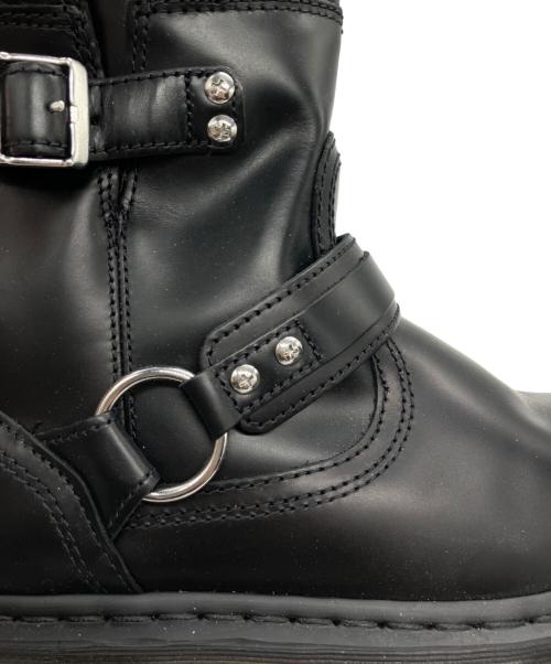 Dr.Martens（ドクターマーチン）Dr.Martens (ドクターマーチン) ANISTONE HARNESS BOOTS ブラック サイズ:US8の古着・服飾アイテム