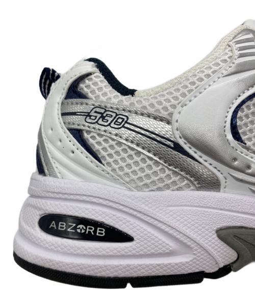 NEW BALANCE（ニューバランス）NEW BALANCE (ニューバランス) ローカットスニーカー ホワイト サイズ:US8の古着・服飾アイテム