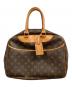 LOUIS VUITTON（ルイ ヴィトン）の古着「ハンドバッグ/ドーヴィル(ボーリングヴァニティ)」｜ブラウン
