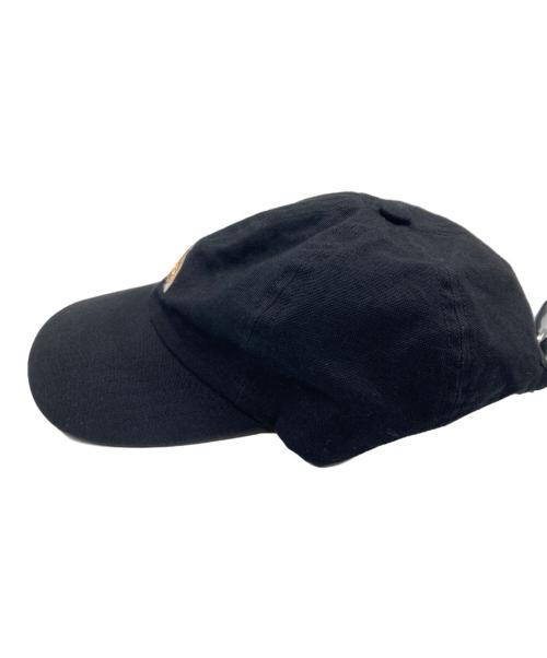 maison kitsune（メゾンキツネ）MAISON KITSUNE (メゾンキツネ) ベイビー フォックス 6P キャップ/MAISON KITSUNE ブラックの古着・服飾アイテム