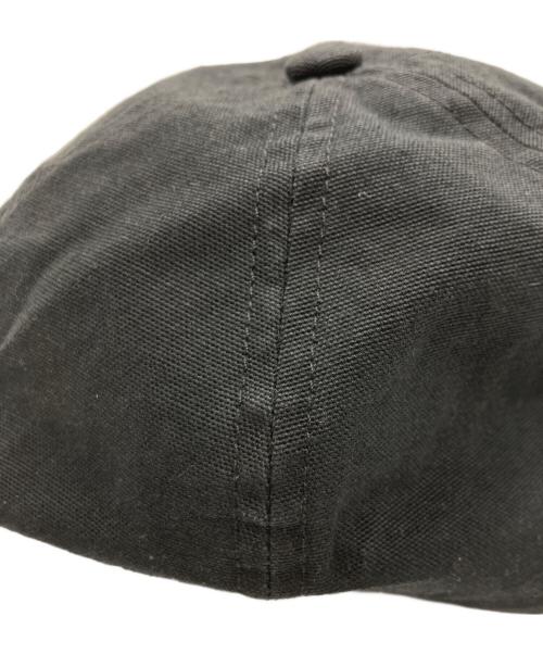 maison kitsune（メゾンキツネ）MAISON KITSUNE (メゾンキツネ) ベイビー フォックス 6P キャップ/MAISON KITSUNE ブラックの古着・服飾アイテム