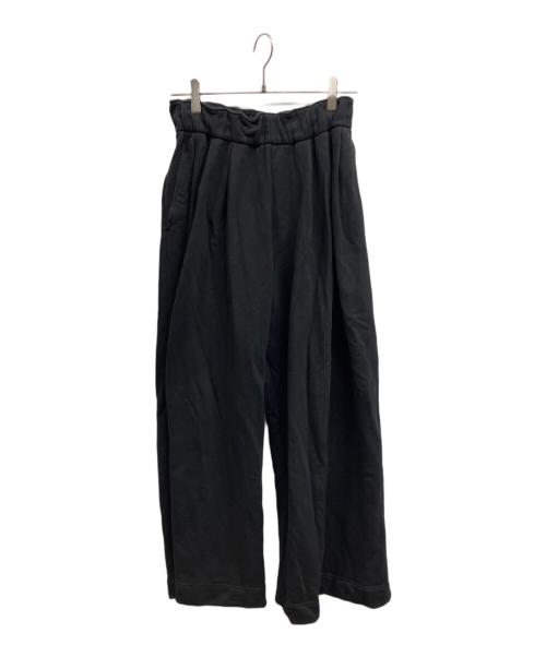 DRIES VAN NOTEN（ドリスヴァンノッテン）DRIES VAN NOTEN (ドリスヴァンノッテン) スウェットロングパンツ ブラック サイズ:Sの古着・服飾アイテム