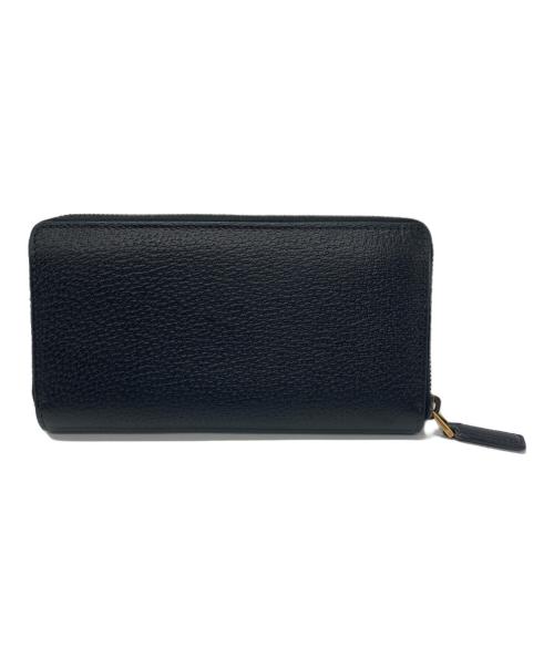 GUCCI（グッチ）GUCCI (グッチ) GGマーモント長財布 ブラックの古着・服飾アイテム