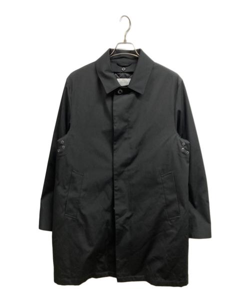 MACKINTOSH PHILOSOPHY（マッキントッシュ フィロソフィー）MACKINTOSH PHILOSOPHY (マッキントッシュ フィロソフィー) ストレッチツイルステンカラーコート ブラック サイズ:42の古着・服飾アイテム