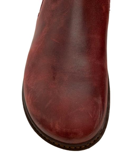 BIRKENSTOCK（ビルケンシュトック）BIRKENSTOCK (ビルケンシュトック) サイドゴアブーツ レッド サイズ:US7の古着・服飾アイテム