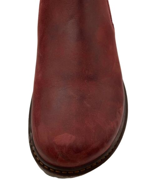 BIRKENSTOCK（ビルケンシュトック）BIRKENSTOCK (ビルケンシュトック) サイドゴアブーツ レッド サイズ:US7の古着・服飾アイテム