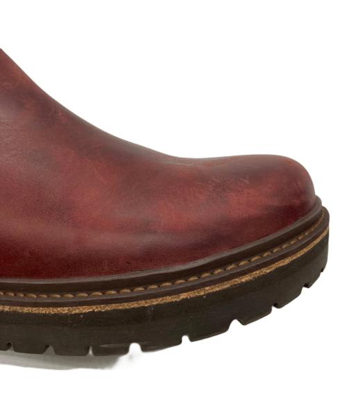 BIRKENSTOCK（ビルケンシュトック）BIRKENSTOCK (ビルケンシュトック) サイドゴアブーツ レッド サイズ:US7の古着・服飾アイテム