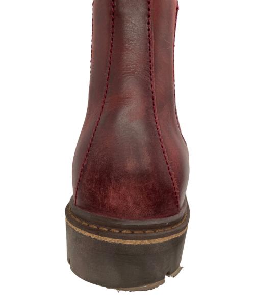 BIRKENSTOCK（ビルケンシュトック）BIRKENSTOCK (ビルケンシュトック) サイドゴアブーツ レッド サイズ:US7の古着・服飾アイテム