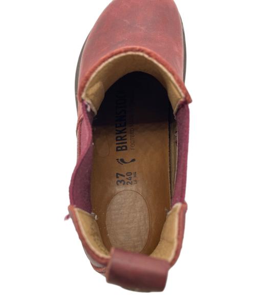 BIRKENSTOCK（ビルケンシュトック）BIRKENSTOCK (ビルケンシュトック) サイドゴアブーツ レッド サイズ:US7の古着・服飾アイテム