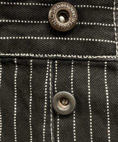 Schott（ショット）Schott (ショット) オールドヒッコリー デニムパンツ ブラック サイズ:32の古着・服飾アイテム