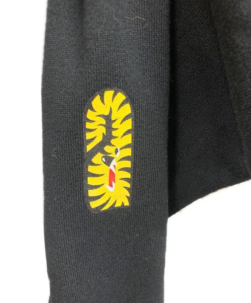 A BATHING APE（アベイシングエイプ）A BATHING APE (アベイシングエイプ) シャーク フルジップ フーディ ブラック サイズ:Mの古着・服飾アイテム