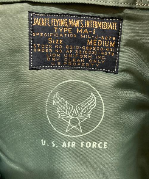 BUZZ RICKSON'S（バズリクソンズ）BUZZ RICKSON'S (バズリクソンズ) TYPE MA-1 “LION UNIFORM INC.” グリーン サイズ:Mの古着・服飾アイテム
