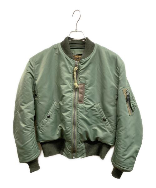 BUZZ RICKSON'S（バズリクソンズ）BUZZ RICKSON'S (バズリクソンズ) TYPE MA-1 “LION UNIFORM INC.” グリーン サイズ:Mの古着・服飾アイテム