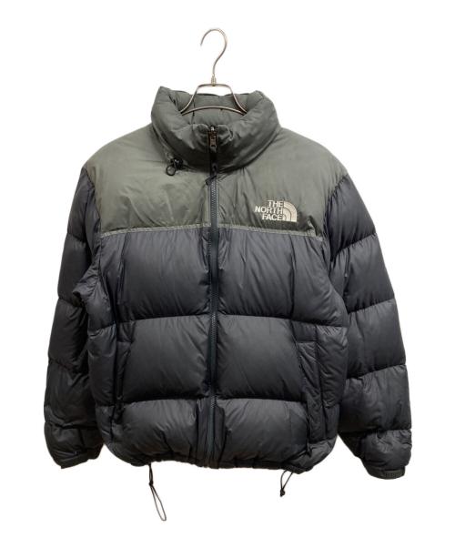 THE NORTH FACE（ザ ノース フェイス）THE NORTH FACE (ザ ノース フェイス) ヌプシジャケット ブラック×カーキ サイズ:Mの古着・服飾アイテム